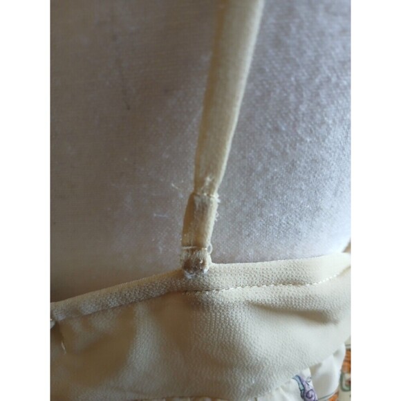 Imaginary Voyage Sleeveless Top Tunic Large Spaghetti Strap Flowy Butterfly - Picture 13 of 13